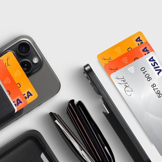 Tech-Protect MagSafe Θήκη Καρτών Magwallet σε Μαύρο χρώμα