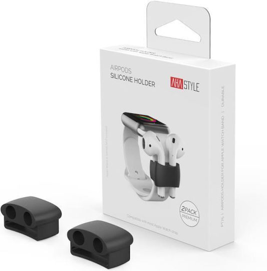 AHAstyle PT75 Holder in Black color for Apple AirPods 1 / AirPods 2