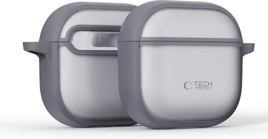 Tech-Protect MagMat Θήκη Σιλικόνης σε Γκρι χρώμα για Apple AirPods 4