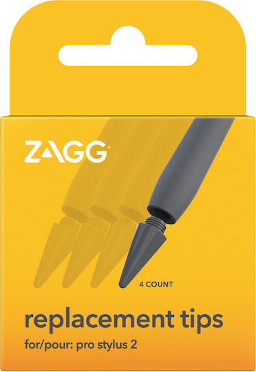 Zagg Pro Stylus 2 Replacement Tips 4pack Grey