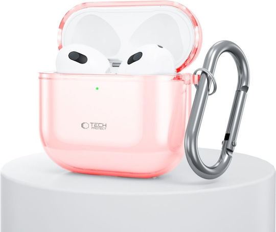 Tech-Protect Flexair Case Silicone in Pink color for Apple AirPods 4
