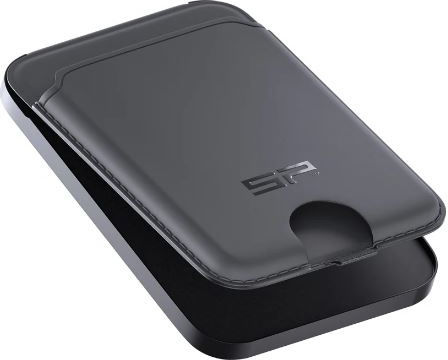 SP Connect MagSafe Θήκη Καρτών Spc+ σε Μαύρο χρώμα