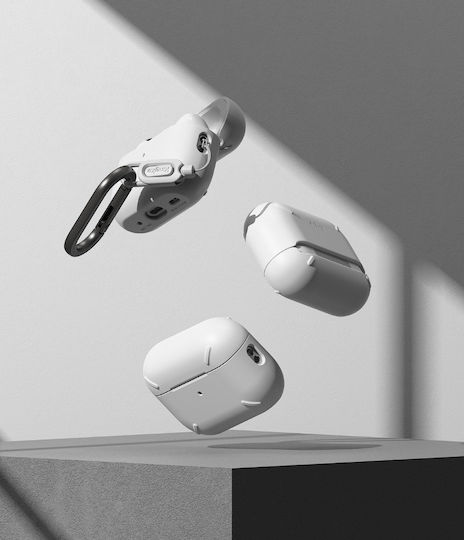Ringke Layered Silicone Case with Keychain White for Apple AirPods Pro