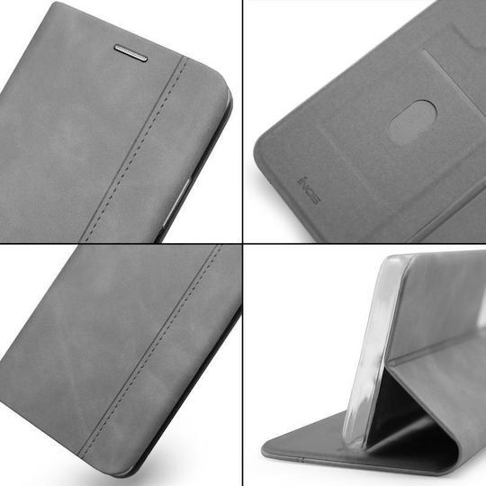 iNOS S-folio Ne Book Synthetic Leather / Silicone Gray (Redmi Note 13 5G)