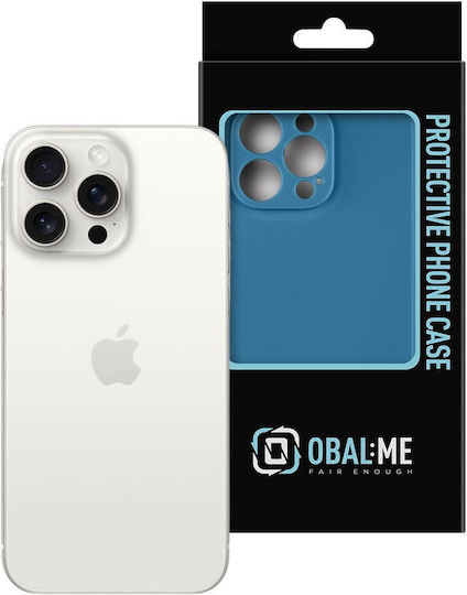 Obal:Me Back Cover Silicon Albastru (iPhone 15 Pro Max)
