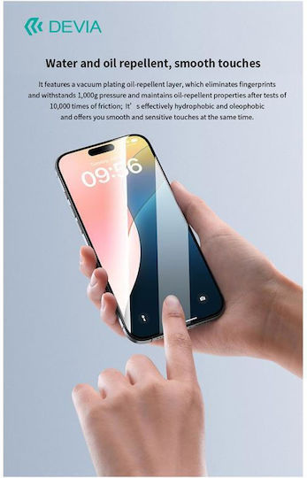 Devia Tempered Glass Black (iPhone 15 Plus / 16 Plus)