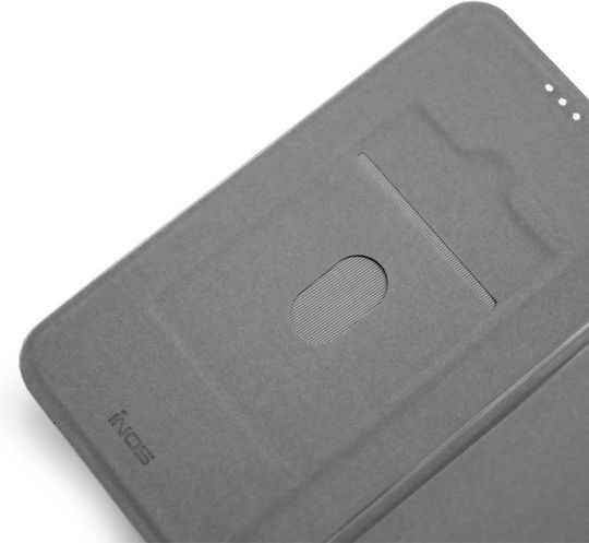 iNOS S-folio Ne Book Δερματίνης Γκρι (Redmi 12 4G / Redmi 12 5G)
