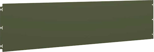 vidaXL Bordură de Grădină din Metal în Culoarea Verde 1.03m x 25cm