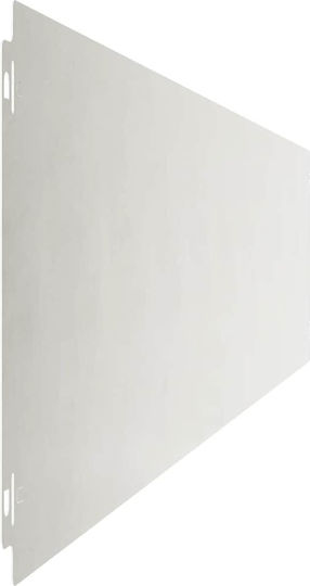 vidaXL Μπορντούρα Κήπου σε Ασημί Χρώμα 1.03m x 20cm 10τμχ