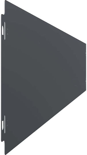 vidaXL Metal Garden Border in Gray Color 1.03m x 15cm