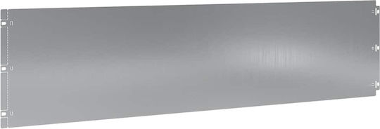 vidaXL Metallgartenbordüre in Silber Farbe 1.03m x 25cm