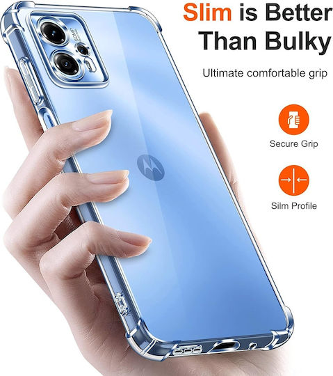 Techsuit Shockproof Clear Silicone Motorola Moto G35 Clear