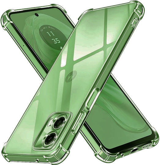 Techsuit Shockproof Clear Silicone Motorola Moto G35 Clear