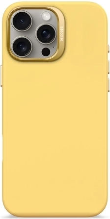 Decoded Back Cover Silicone Yellow (iPhone 16 Pro Max)