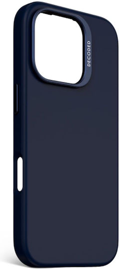 Decoded Umschlag Rückseite Silikon 1.2mm Marineblau (iPhone 17 Pro / iPhone 16 Pro)