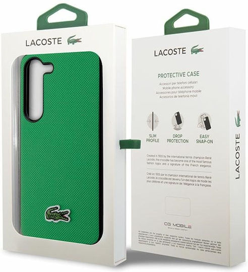 Lacoste Iconic Petit Pique Back Cover Πλαστικό Πράσινο (Galaxy S23+)