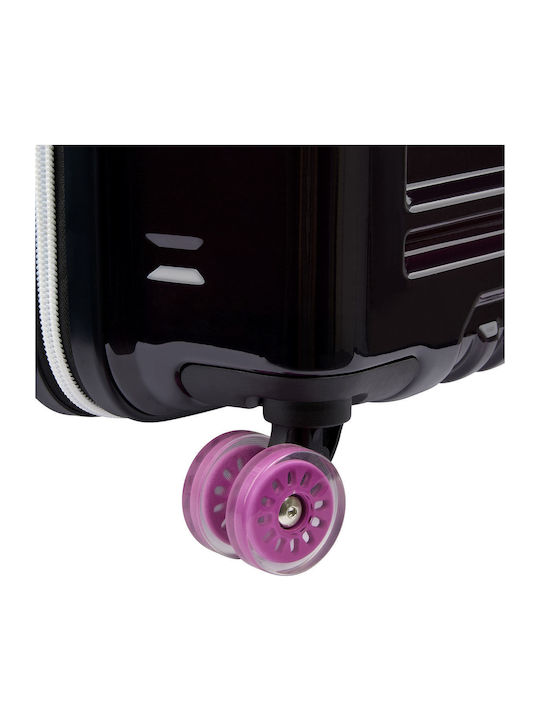 Delsey Rempart Large Hard Travel Suitcase Translucent Purple with 4 Wheels Height 73cm