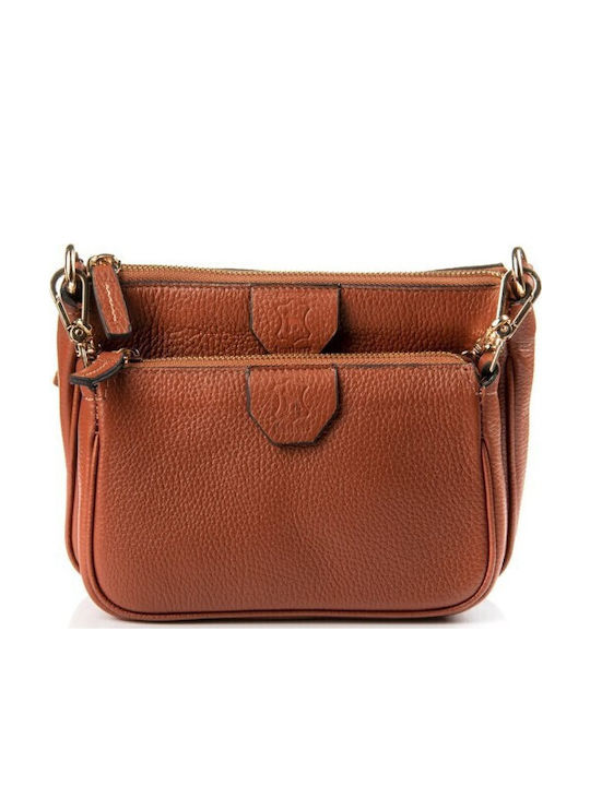 Leder Damen Handtasche Schulter Handtasche Gold