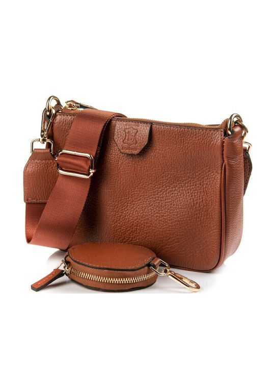 Leder Damen Handtasche Schulter Handtasche Gold
