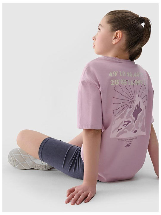 Παιδικό T-shirt Μωβ