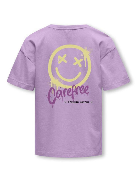 Παιδικό T-shirt Λιλά
