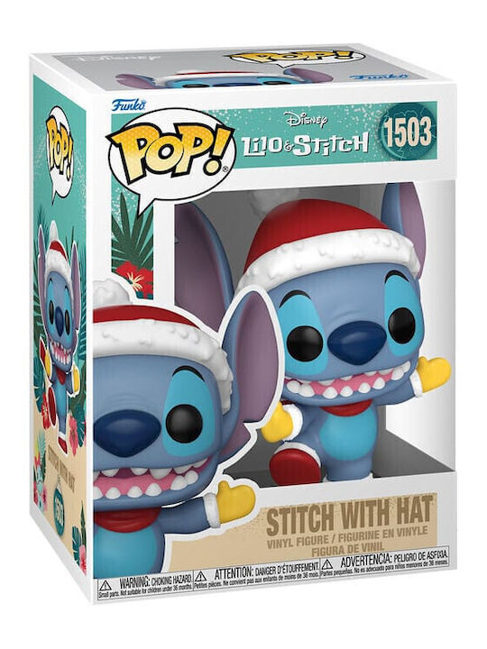 Funko Pop! Disney: Stitch with Santa Hat