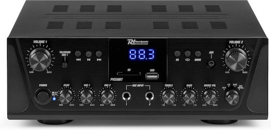 Power Dynamics Karaoke Amplifier PV220BT in Black Color