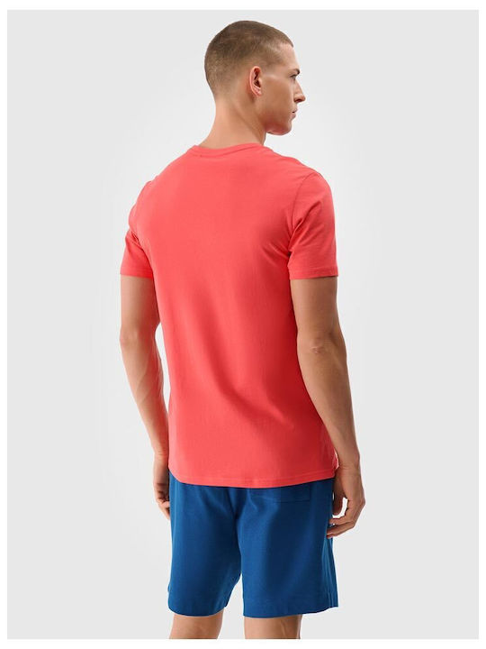 4F T-shirt Κοραλί