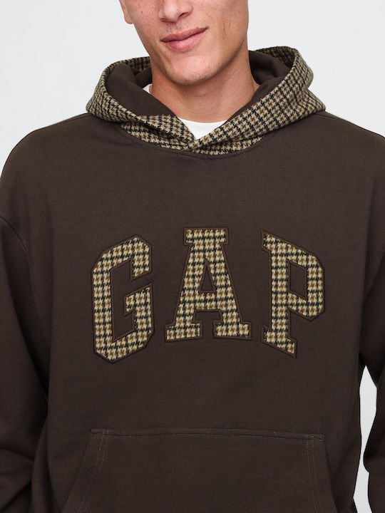 Hanorac Fleece cu Glugă Terra Brown