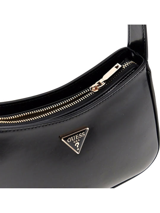 Arnela Damen Schultertasche Schwarz