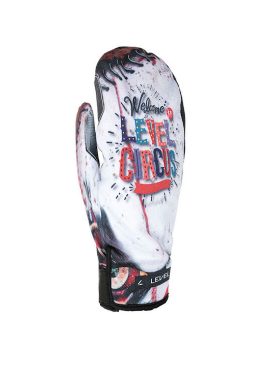 Level Rider Mittens Unisex Γάντια Σκι & Snowboard Λευκά
