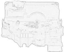 Opel Κλειδαριά Πόρτας με τοποθέτηση Πίσω Opel Meriva 13432376