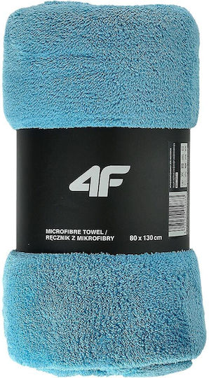 4F Πετσέτα Microfiber Σώματος Μπλε 80x130εκ.