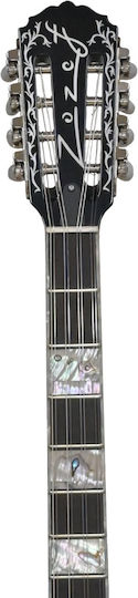 Zozef Bouzouki 4602eag - 60 Ribs, 4/4 Figure, Abalone, Green Handmade 8-String