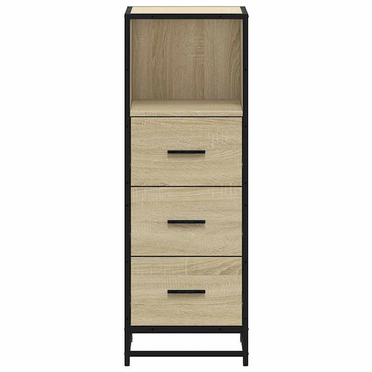vidaXL Cabinet de baie L35xA37.5xÎ100cm Sonoma