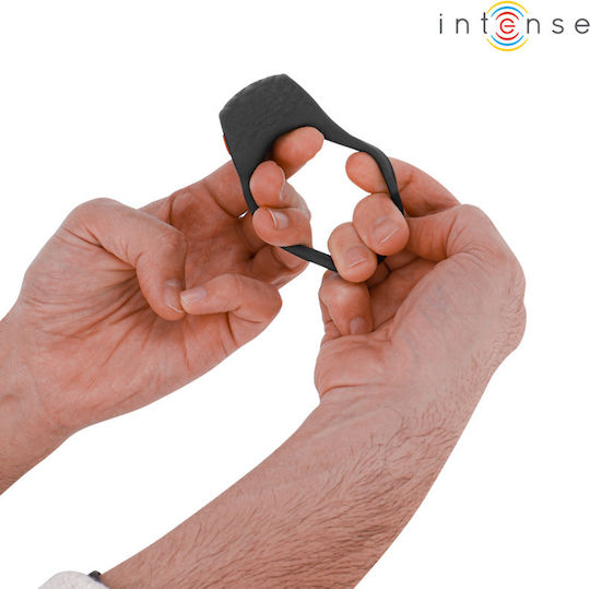 Intense Vibrating Ring Cock Silicone Black D-242061