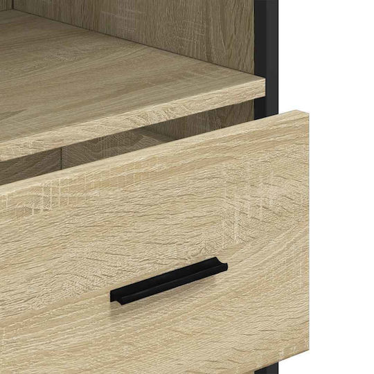vidaXL Cabinet de baie L35xA37.5xÎ100cm Sonoma
