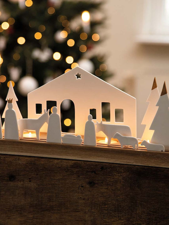 Raeder Christmas Candlestick 45.5x9.5cm