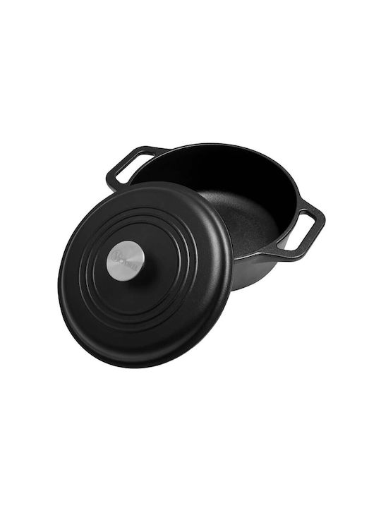 Victoria Dutch Oven Round Cast Iron 3.8lt 1pcs