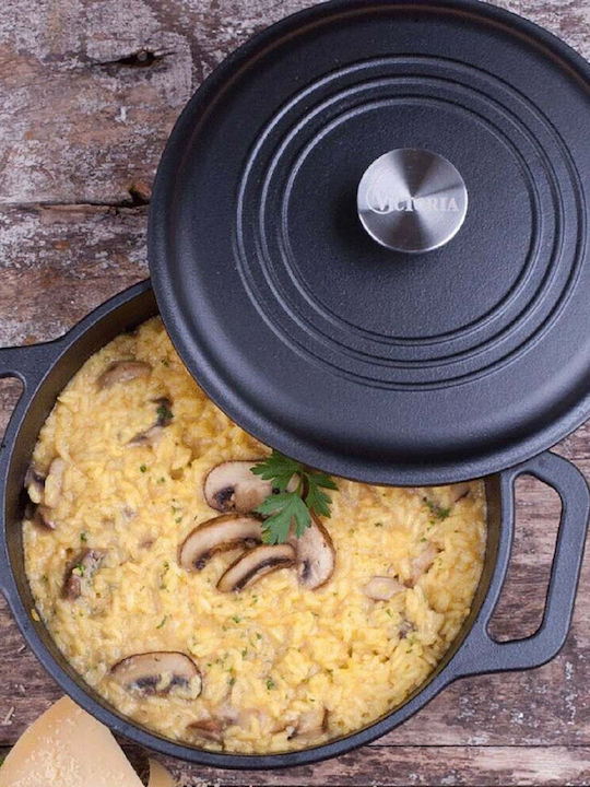 Victoria Dutch Oven Round Cast Iron 3.8lt 1pcs