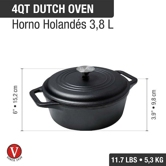 Victoria Dutch Oven 3.8Es 1Stück