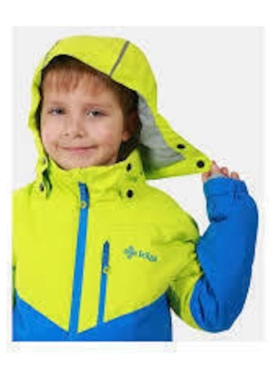 Kids Casual Coat with Lining and Hood Light Green