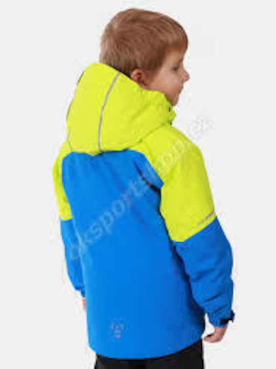 Kids Casual Coat with Lining and Hood Light Green