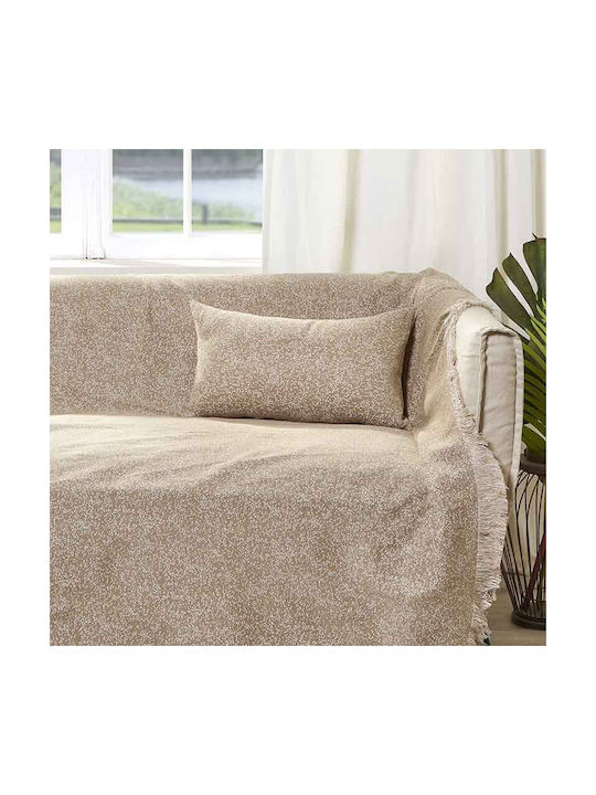 Bed&Bath Διακοσμητική Μαξιλαροθήκη από 100% Βαμβάκι Beige 30x50εκ.