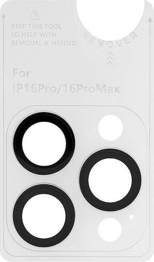 Powertech Camera Protection Tempered Glass Transparent for the iPhone 16 Pro Max