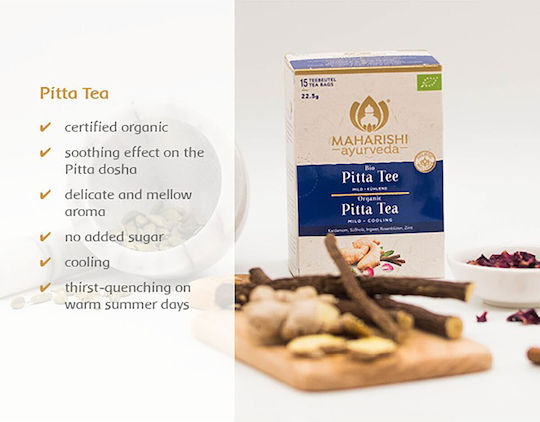 Maharishi Ayurveda Bio Herbal Tea Pitta Βιολογικό Τσάι Βότανα Pitta 15 Φακελάκια Τσαγιού
