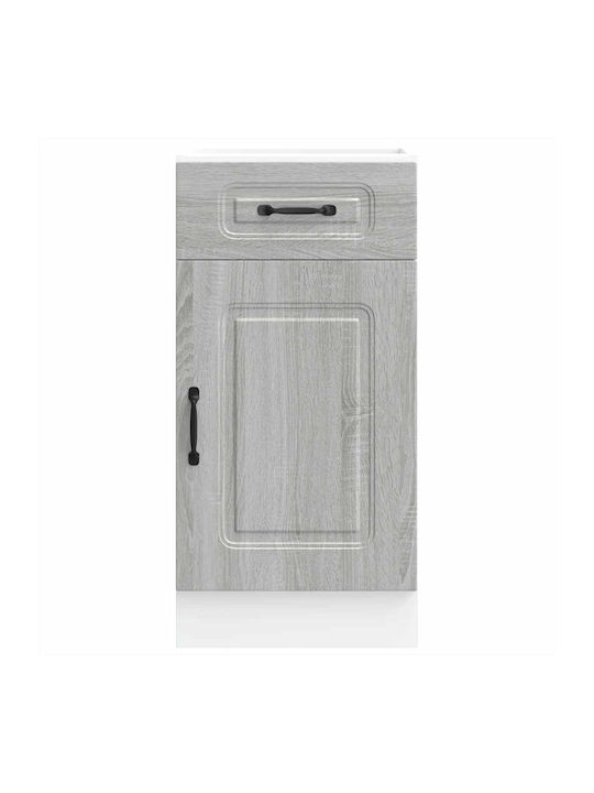 Kalmar Επιδαπέδιο Ντουλάπι Γκρι Sonoma 40x46x81.5εκ.