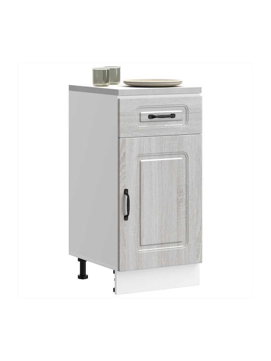 Kalmar Επιδαπέδιο Ντουλάπι Γκρι Sonoma 40x46x81.5εκ.
