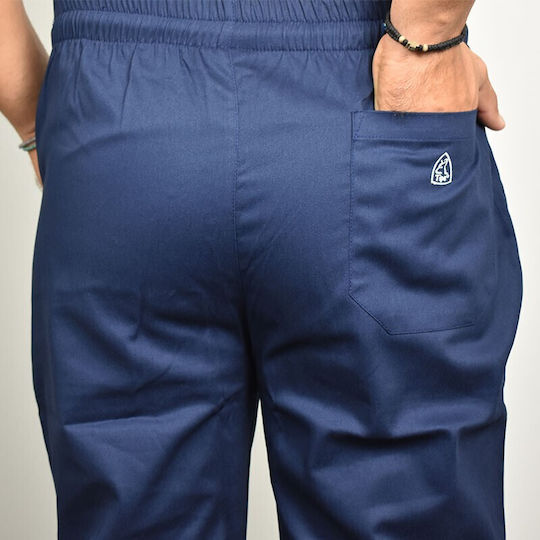 Tips Unisex Hose & Bluse Set Blau aus Baumwolle und Polyester