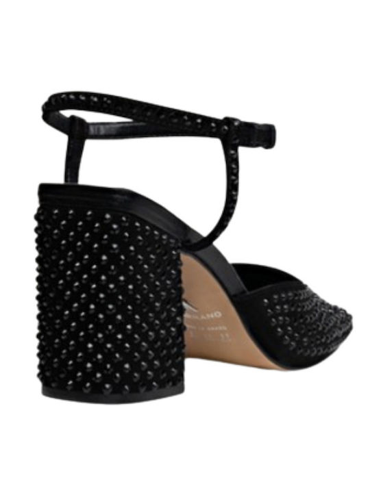 Carrano Suede Black Heels